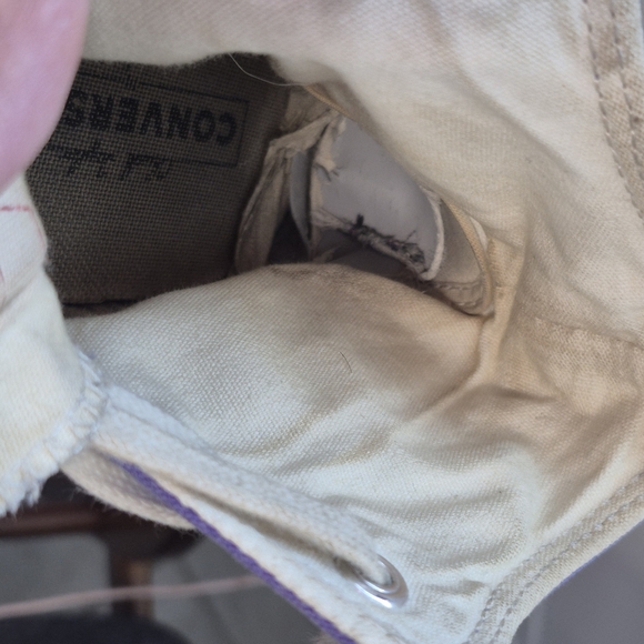 💘 Converse Purple High-Top Sneakers Mens 8 - Picture 11 of 13